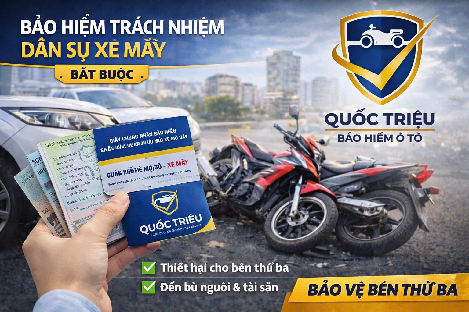 Bảo hiểm TNDS xe máy.
