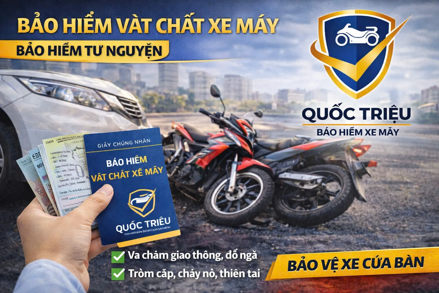 Bảo hiểm vật chất xe máy.